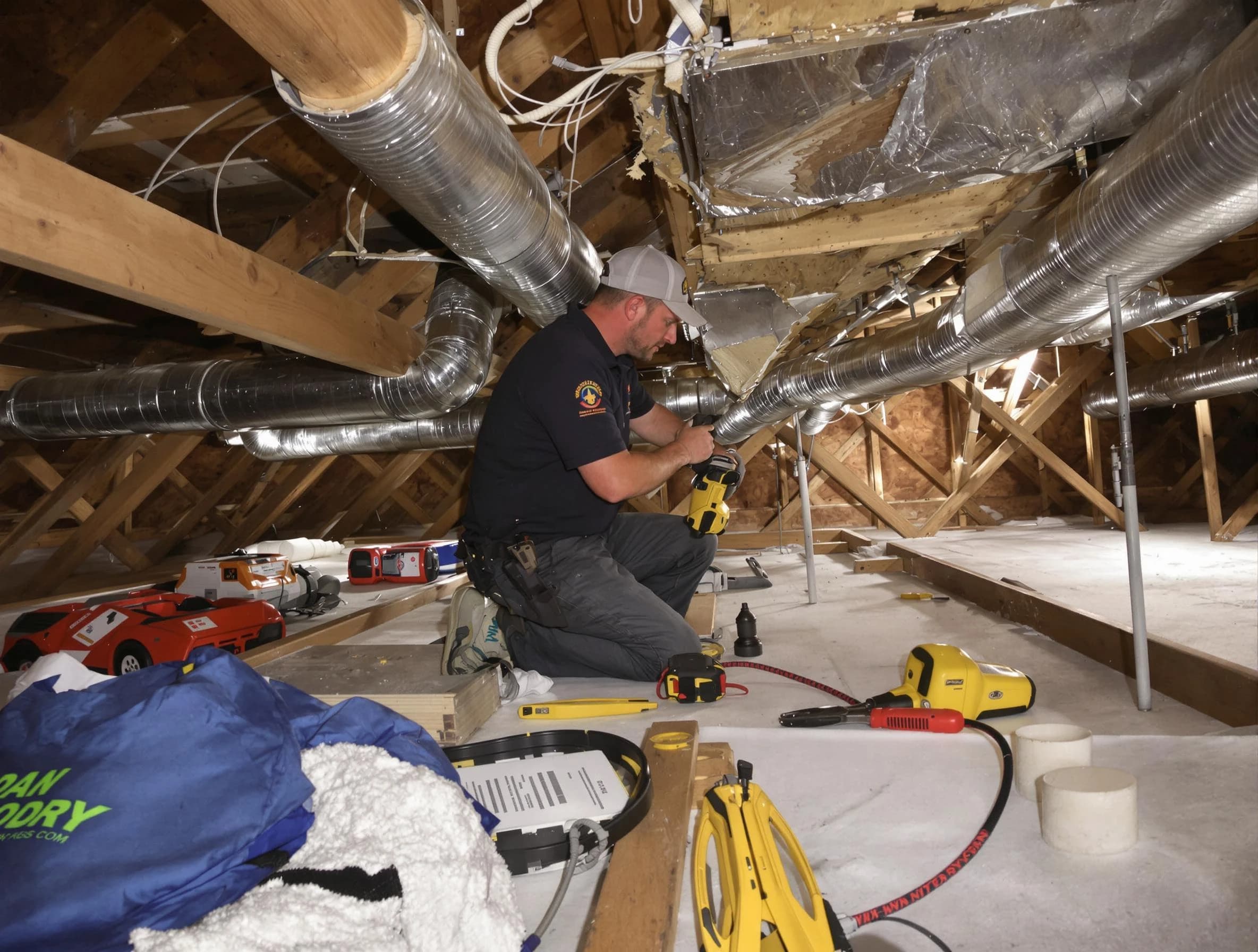 Professional air duct repair by Brockton Air Duct Cleaning in Brockton