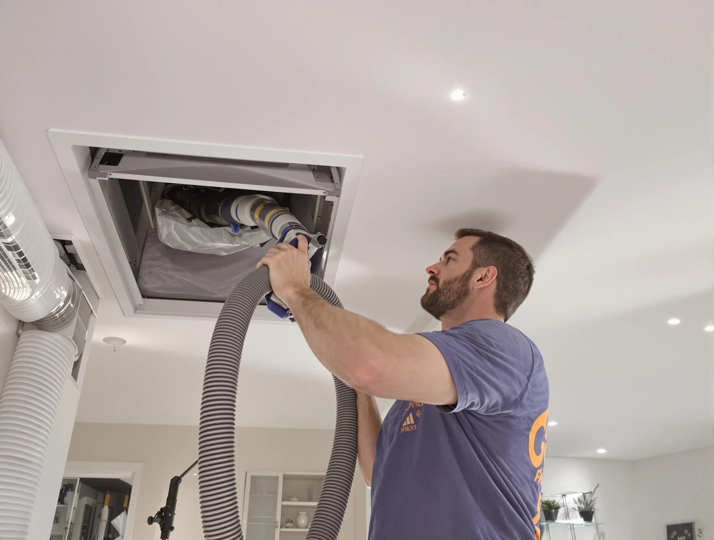 Precision indoor duct cleaning by Brockton Air Duct Cleaning in Brockton