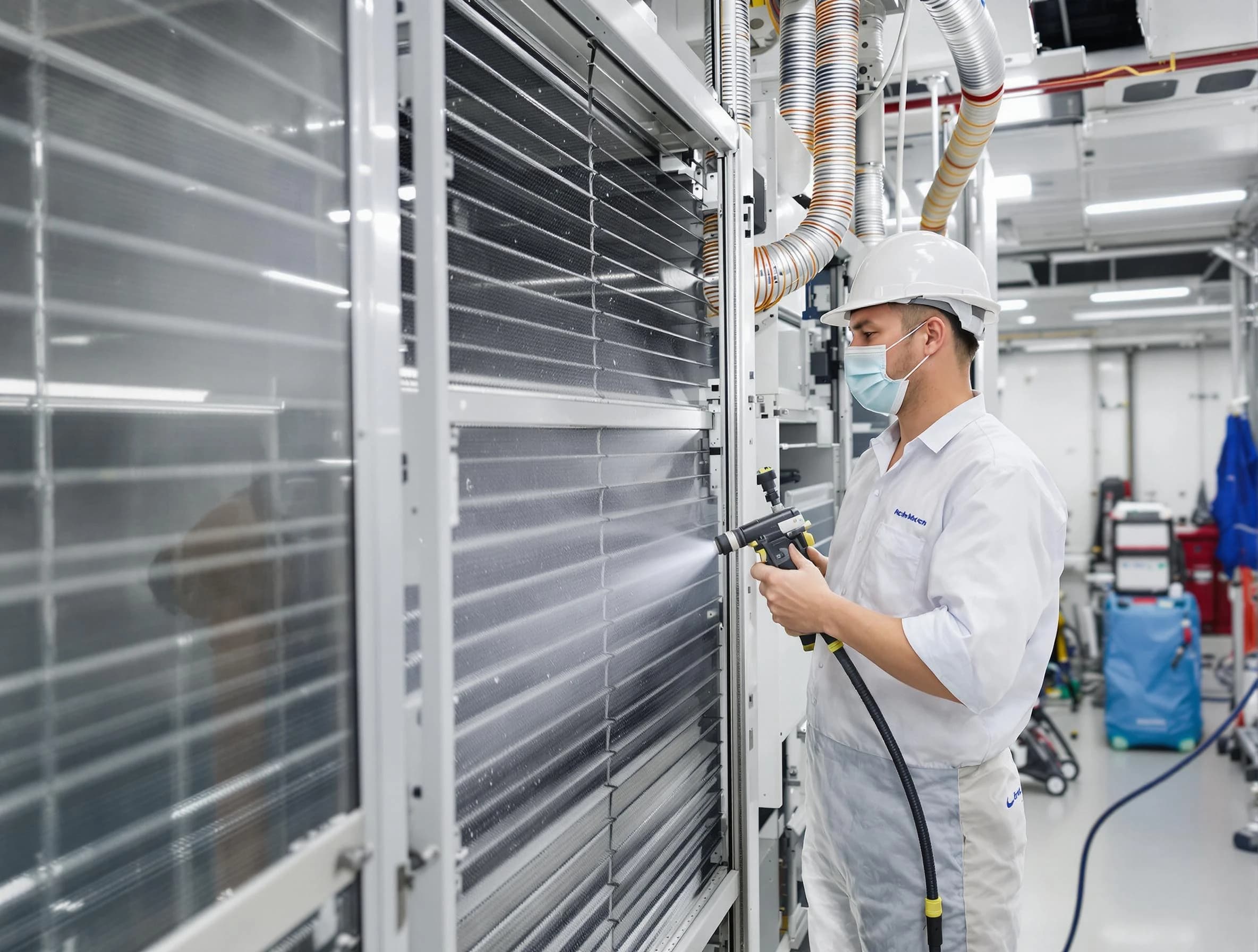 Professional AC coil cleaning by Brockton Air Duct Cleaning in Brockton