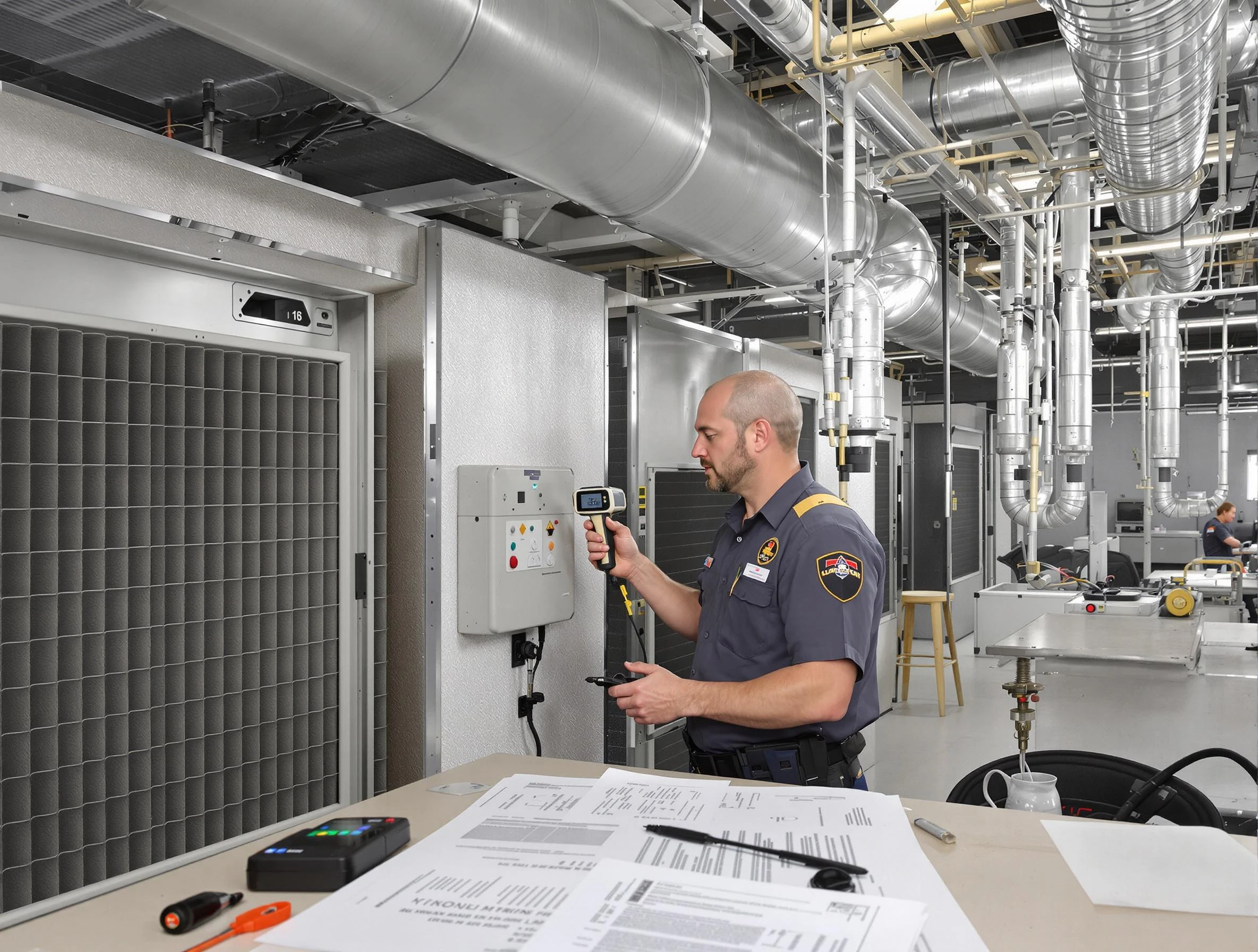 Professional filter system inspection by Brockton Air Duct Cleaning in Brockton