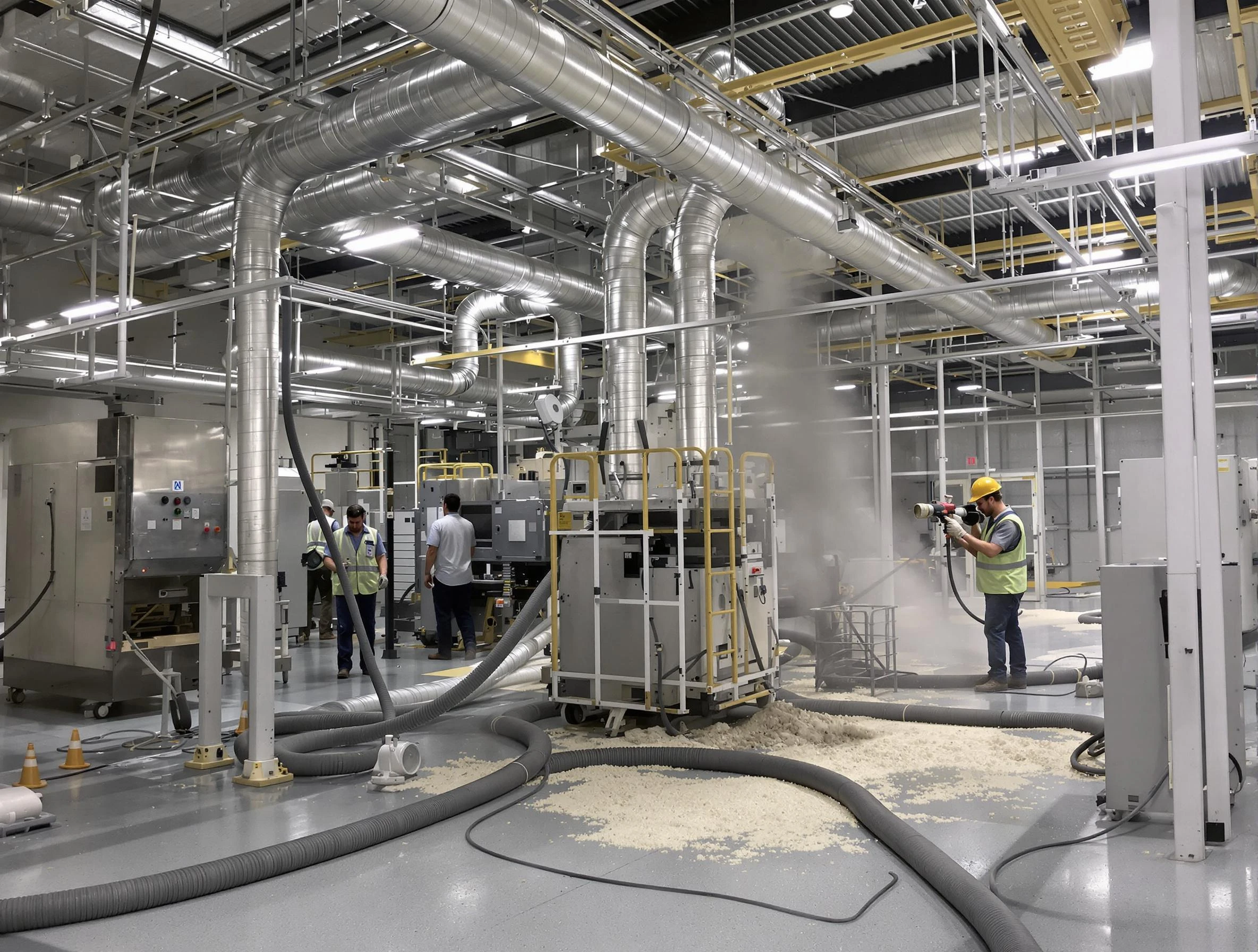 Heavy-duty industrial duct cleaning by Brockton Air Duct Cleaning in Brockton